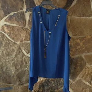 IMAN sleeveless blouse NWOT